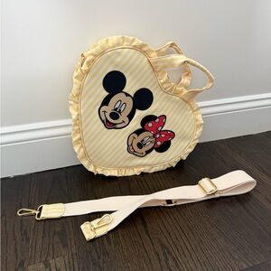 Yellow Striped Minnie Mickey Stoney Clover Crossbody